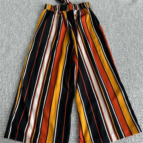 Zara cropped stripped relaxed pants - Picture 3 of 3